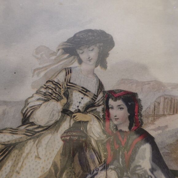 Leroy Imp Paris Oval Framed Print La Mode Illustree Bureaux Du Journal - Picture 9 of 15